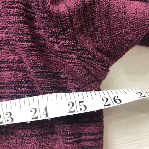 David Taylor Vintage 90s Red Burgundy Collared Sweater Sweatshirt Sz XXL - Picture 6 of 9